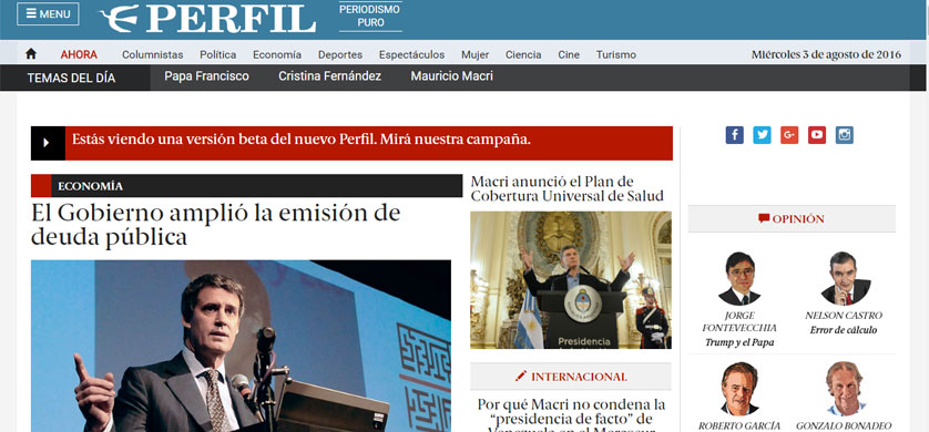 Agustino Fontevecchia: “Buscamos hacerle un guiño a nuestra historia”