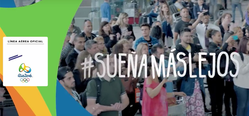 Acción de LATAM Airlines en el marco de su campaña “Sueña más lejos”