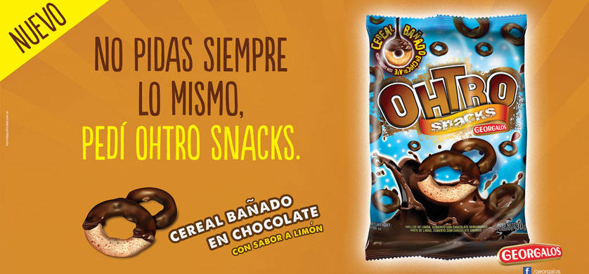 Nueva campaña de Hermida para Ohtro Snacks