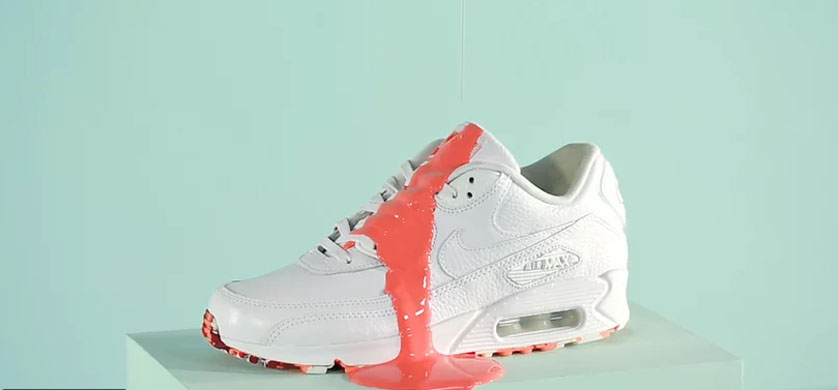 Artistas crean piezas para promover zapatillas Nike