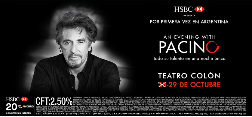 HSBC presenta Al Pacino en Argentina by GDI