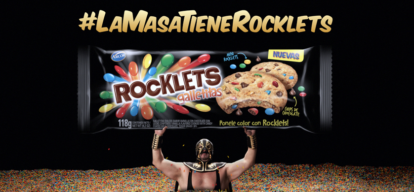 Nueva campaña de Arcor para las nuevas galletitas de Rocklets