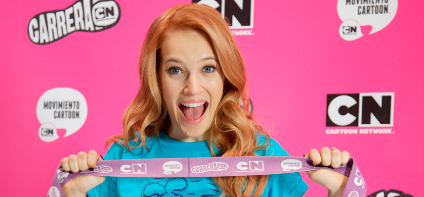 Luisana Lopilato, embajadora de la Carrera Cartoon Network
