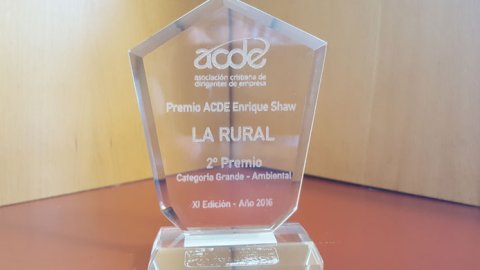 ACDE premió a La Rural por sus iniciativas sustentables
