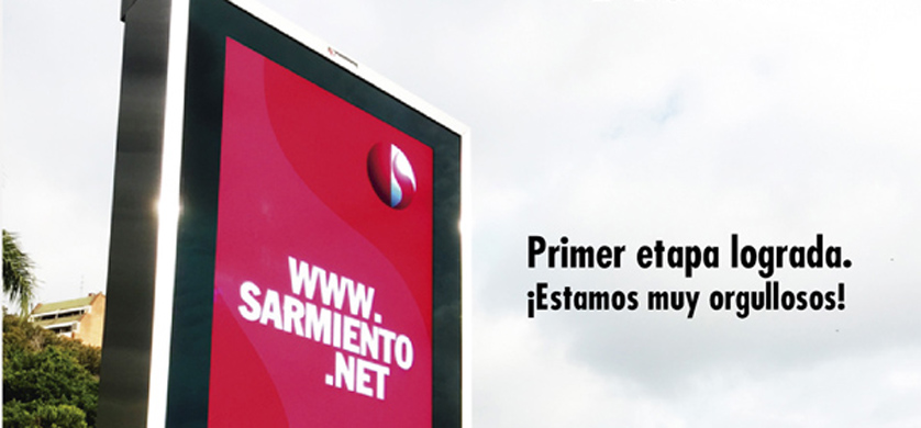 Publicidad Sarmiento amplió cobertura