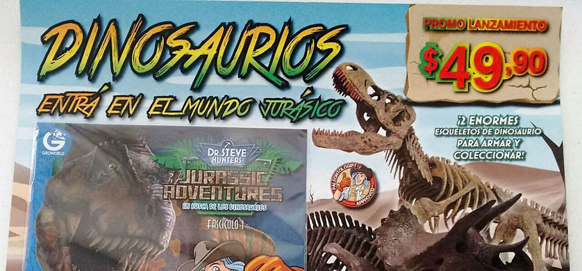 La Nación lanzó el coleccionable “Dinosaurios”