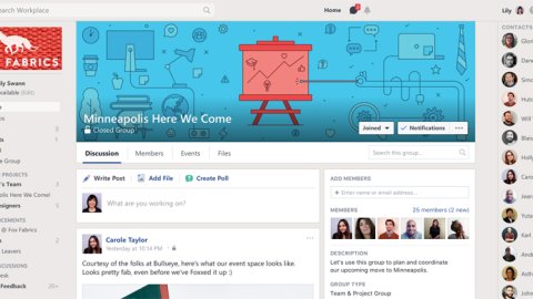 Facebook lanzó Workplace, una red social para empresas