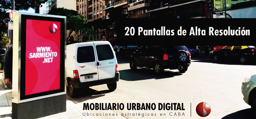 Publicidad Sarmiento incorporó nuevos soportes de alta tecnología