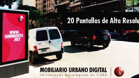 Publicidad Sarmiento incorporó nuevos soportes de alta tecnología