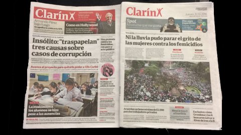 El Diario Clarín mostró su nuevo rediseño en la edición impresa