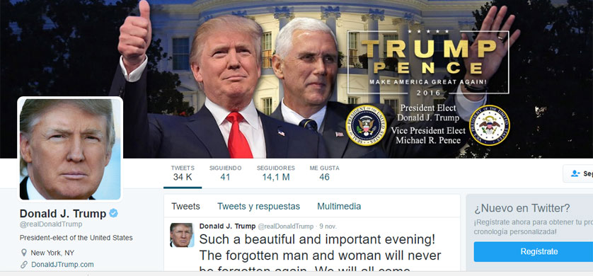 75 millones de tweets para la elección presidencial en EE.UU.