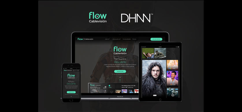 DHNN Creative Agency trabajó en el sitio promocional de Flow