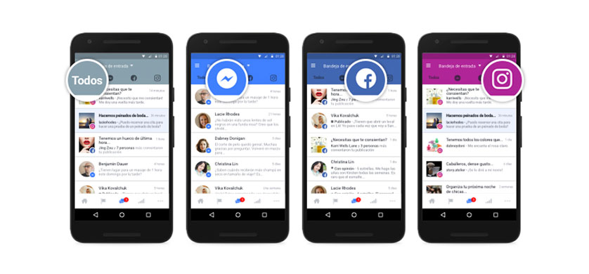 Facebook anunció una bandeja de entrada actualizada