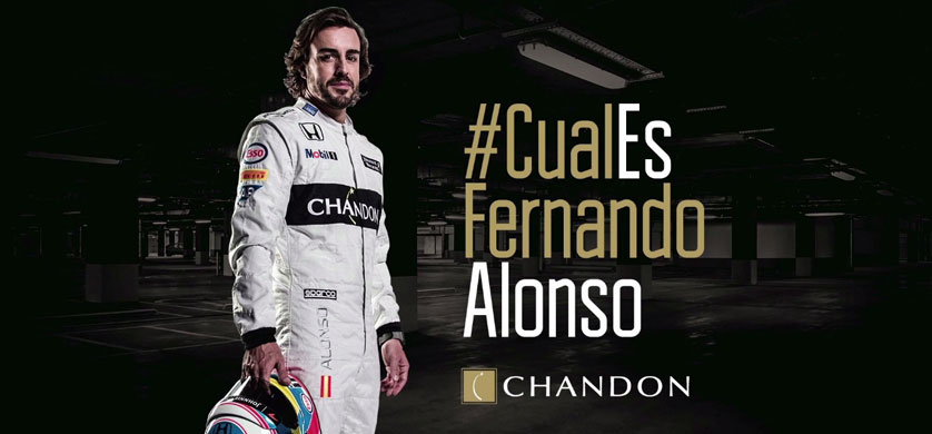 HUMAN y Moët Hennessy develó la campaña #Cualesfernandoalonso para Chandon
