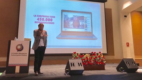 Julián Kanarek en la X Cumbre Mundial de Comunicación Política