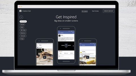 Facebook lanza Creative Hub, para que anunciantes den vida a sus ideas en el móvil