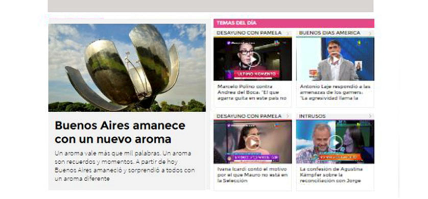 #SentíArgentina, la acción de Glade en América TV