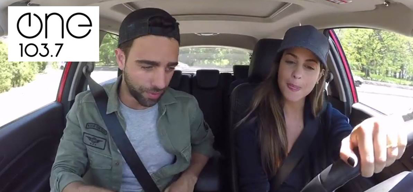 Radio One: Agustina le enseña a conducir a Diego en el Ford Fiesta