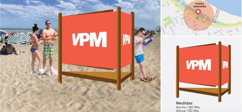 VPM con presencia en las playas de Punta Mogotes y Pinamar