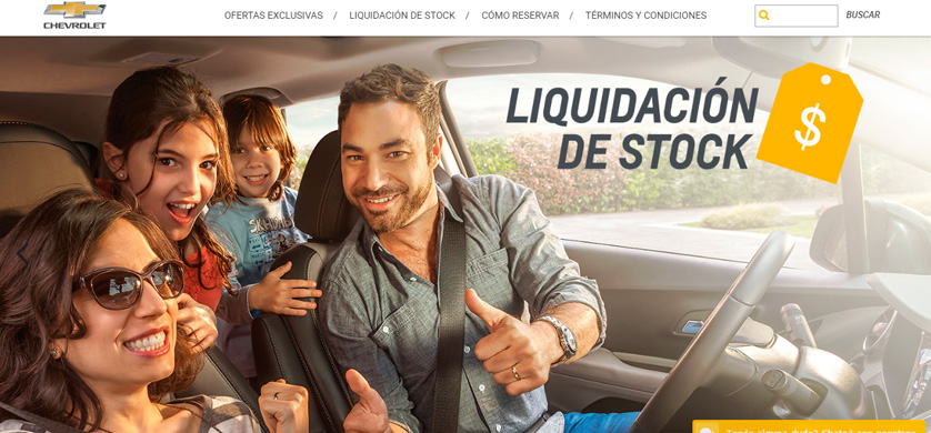 Acción de marketing digital de Chevrolet en Mercado Libre