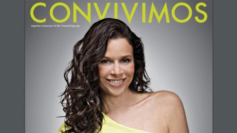 Julieta Ortega en la tapa de Convivimos de enero