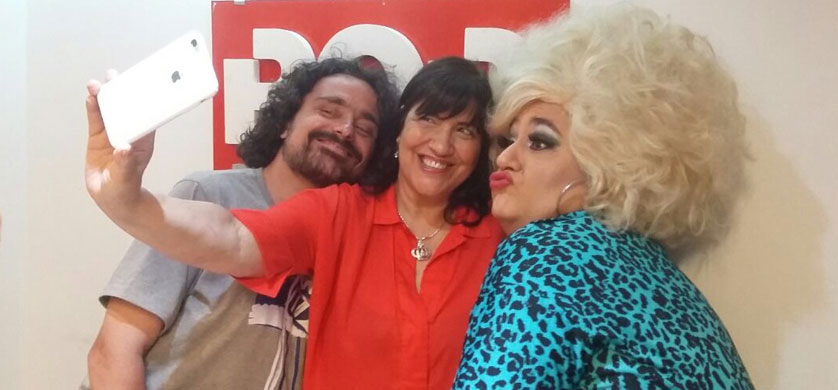 “La Negra” Vernaci debutó en la tarde de Pop 101.5