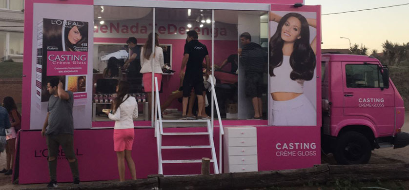 Acción de L’Oréal en las playas bonaerenses durante enero