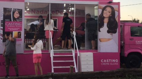 Acción de L’Oréal en las playas bonaerenses durante enero