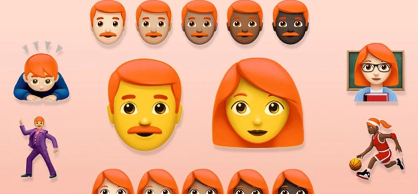 Los pelirrojos comenzarán a verse en el universo emoji