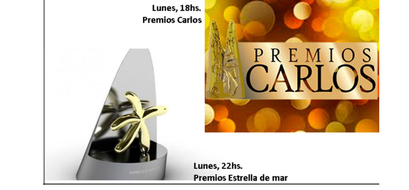 La Televisión Pública transmitirá los premios Carlos y Estrella de Mar