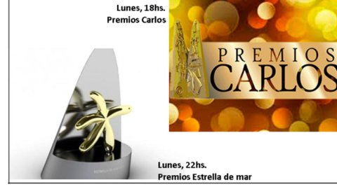 La Televisión Pública transmitirá los premios Carlos y Estrella de Mar