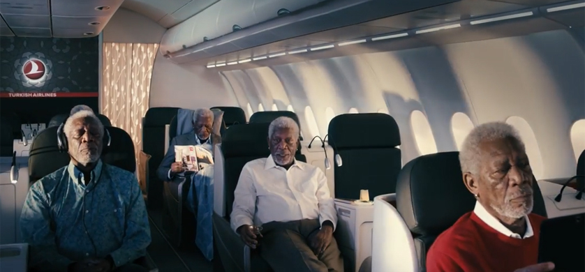 Turkish Airlines lanzó su nuevo comercial con Morgan Freeman