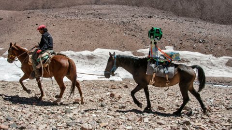 Google Street View cruza Los Andes