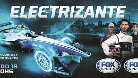 Fox Sports transmitirá la carrera de Fórmula E en Buenos Aires