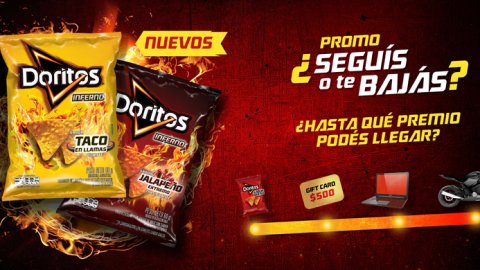 “¿Seguís o te bajás?”, el spot para el lanzamiento Doritos Inferno