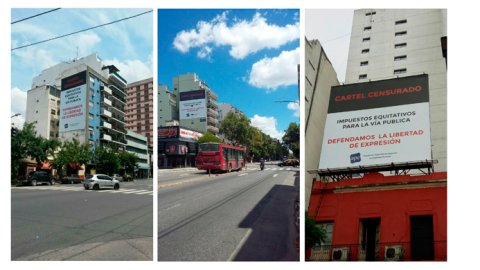 Campaña contra aumento de tarifas de publicidad exterior