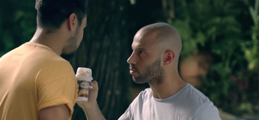 Nueva campaña de Yogurísimo que enfrenta a Pachorra con Mascherano