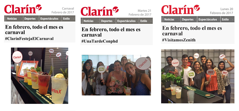 Acción de AGEA con centrales de medios por Carnaval