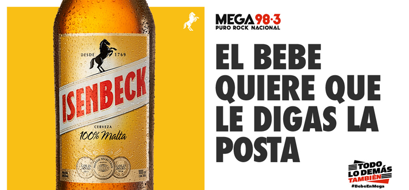 Activación Isenbeck, Mega 98.3 y #todolodemastambien