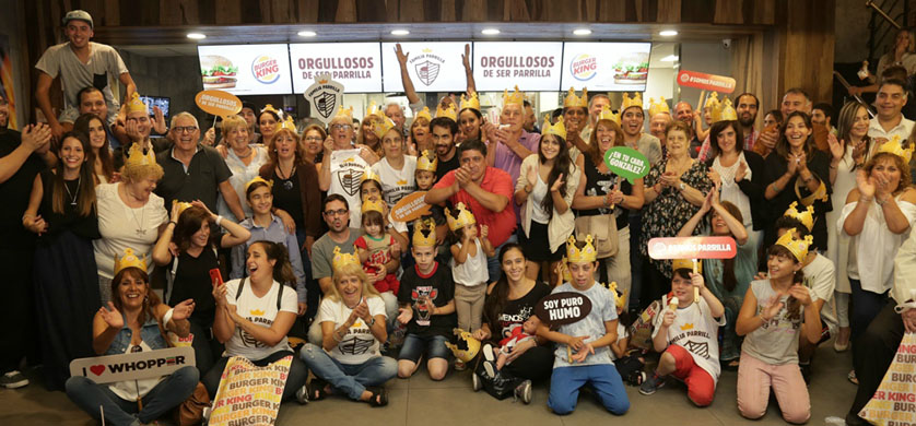 Acción de Burger King para unir a una familia argentina