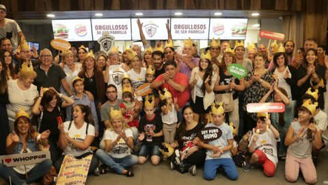 Acción de Burger King para unir a una familia argentina