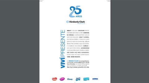 "Viví Presente", la campaña institucional de Kimberly-Clark