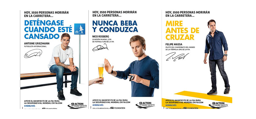 #3500Lives, la campaña mundial sobre seguridad vial de la FIA y JCDecaux