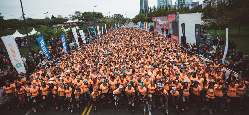 Llega Chicas en Rollers, la única carrera en el mundo exclusiva para mujeres