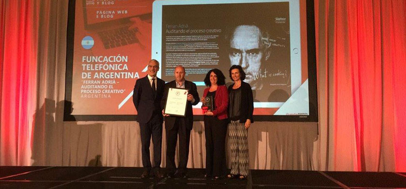 Fundación Telefónica fue galardonada en los Premios Fundacom 2017