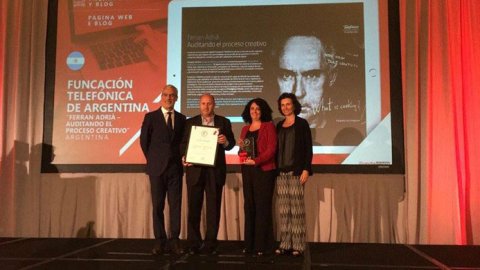 Fundación Telefónica fue galardonada en los Premios Fundacom 2017