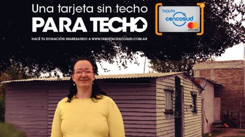 "Una tarjeta sin techo para TECHO", de Wunderman BA para Tarjeta Cencosud