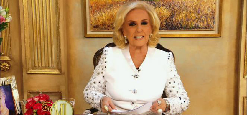 Mirtha Legrand, la más comentada en Twitter