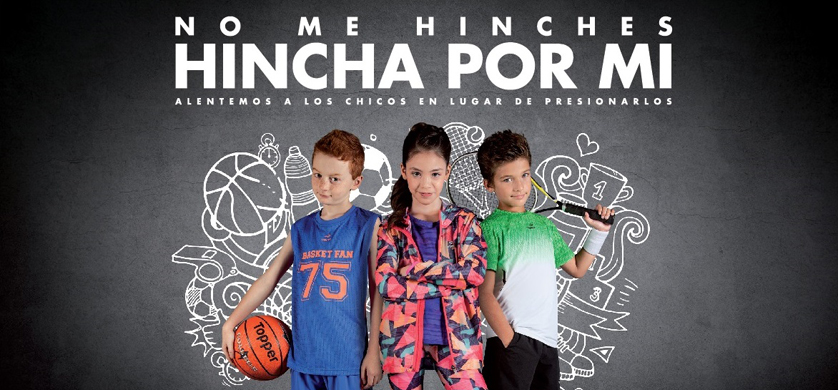Nueva pieza de la campaña “Hinchá por mí” de Topper