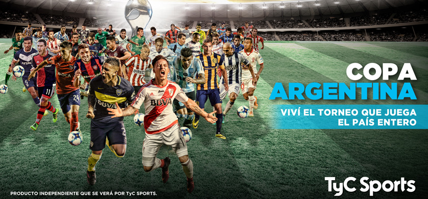 TyC Sports, el canal oficial de la Copa Argentina